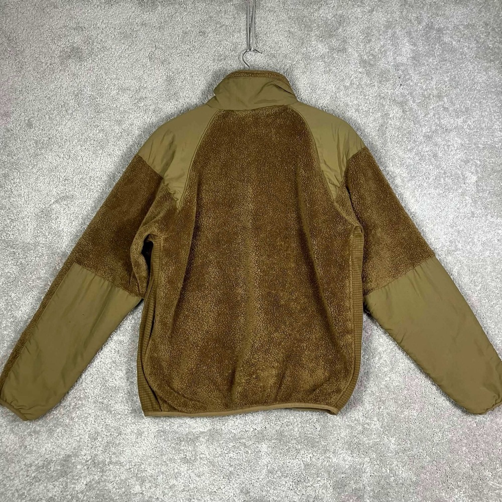 Rothco Jacket Mens Small Coyote Brown ECWCS Gen III Level 3 Fleece Full Zip - Picture 10 of 15